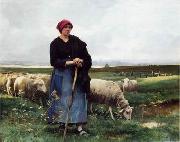 unknow artist, Sheepherder and Sheep 199